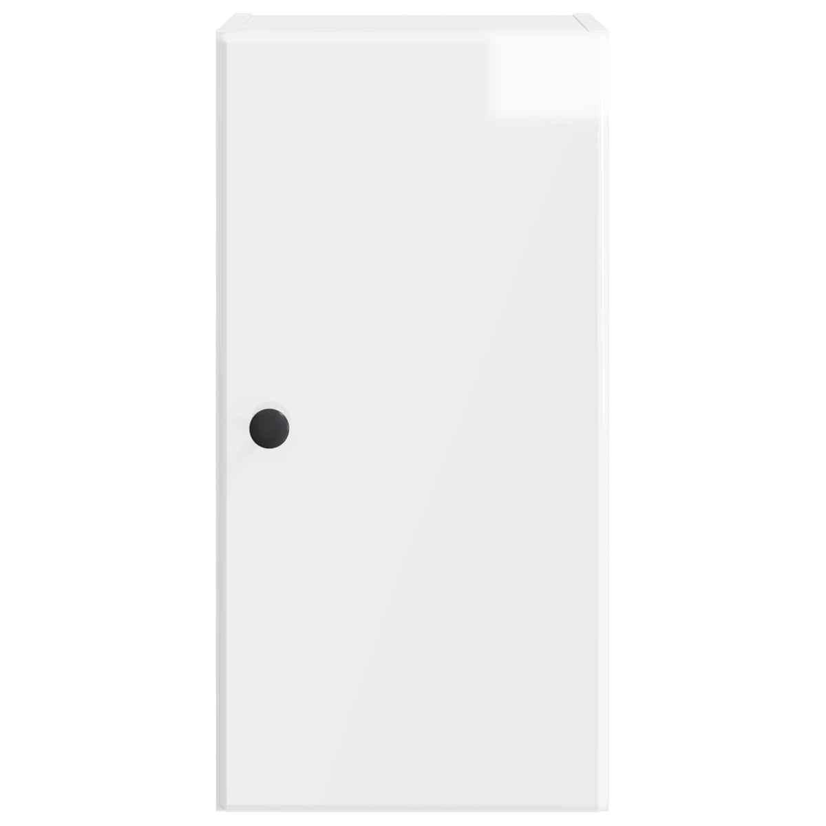 Bathroom Wall Cabinet BREDA High Gloss White 30 x 31 x 59 cm