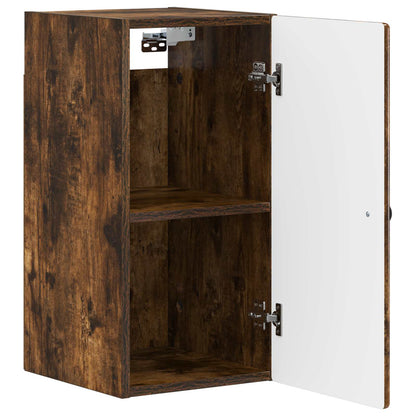 Bathroom Wall Cabinet BREDA Smoked Oak 30 x 31 x 59 cm