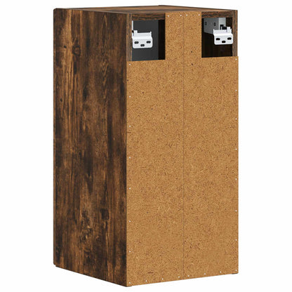 Bathroom Wall Cabinet BREDA Smoked Oak 30 x 31 x 59 cm