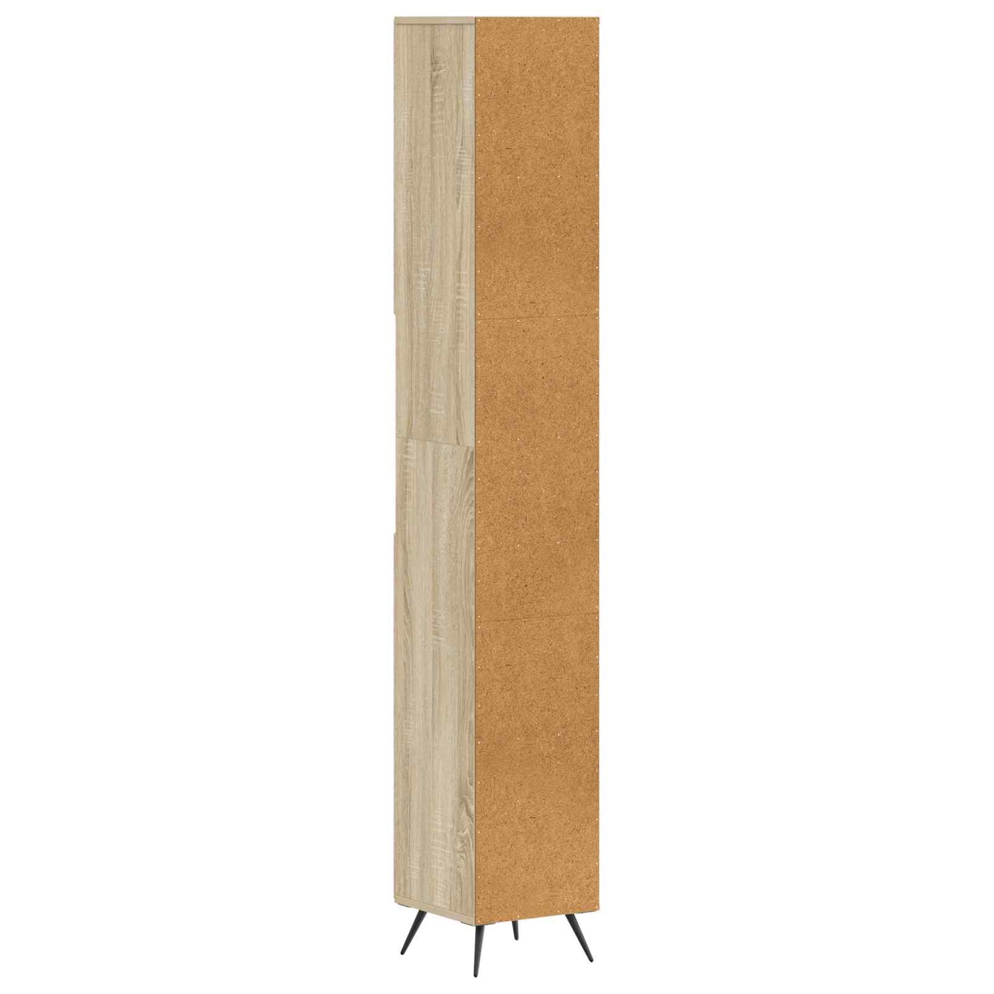 Bathroom Cabinet with Open Shelf BREDA Sonoma Oak