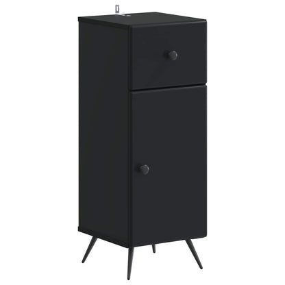 Bathroom Storage Cainet BREDA Black 30 x 31 x 80 cm