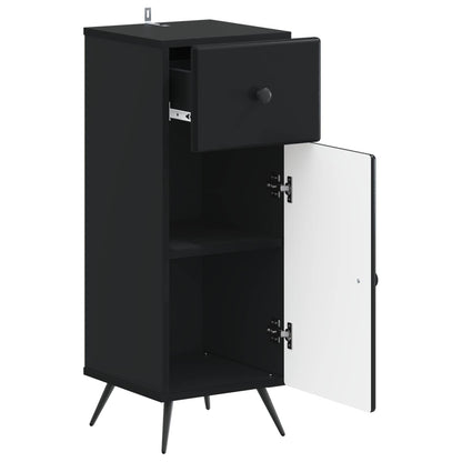 Bathroom Storage Cainet BREDA Black 30 x 31 x 80 cm