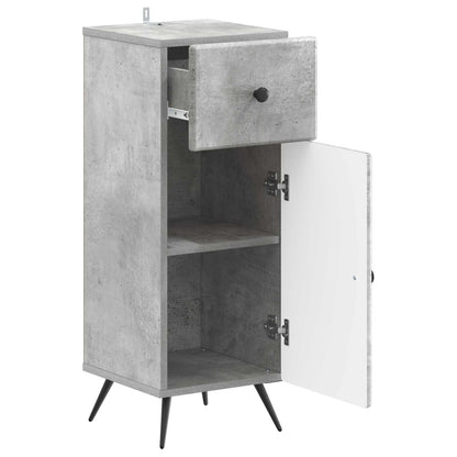 Bathroom Storage Cainet BREDA Concrete Grey 30 x 31 x 80 cm