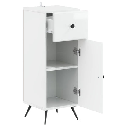 Bathroom Storage Cainet BREDA High Gloss White 30 x 31 x 80 cm