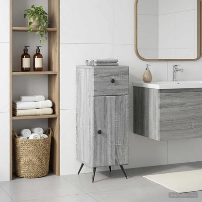 Bathroom Storage Cainet BREDA Grey Sonoma 30 x 31 x 80 cm