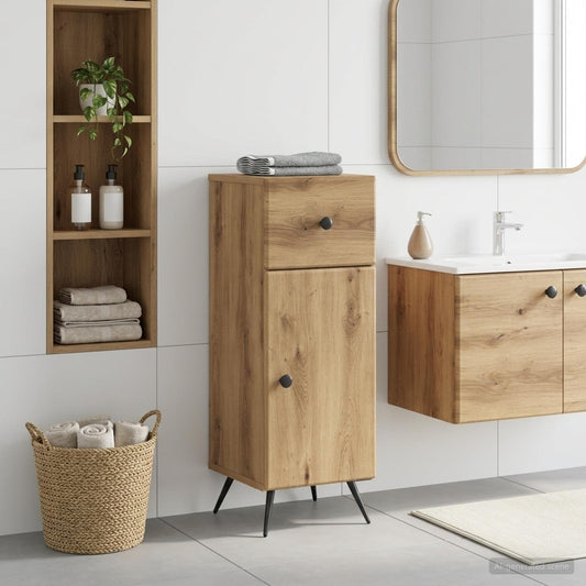 Bathroom Storage Cainet BREDA Artisan Oak 30 x 31 x 80 cm