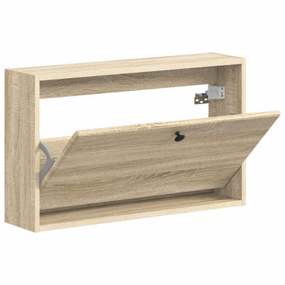 Wall-Mounted Shoe Cabinet BREDA 71 x 17 x 43 cm Engineered Wood