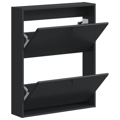 Wall-Mounted Shoe Cabinet BREDA 71 x 17 x 86 cm Engineered Wood
