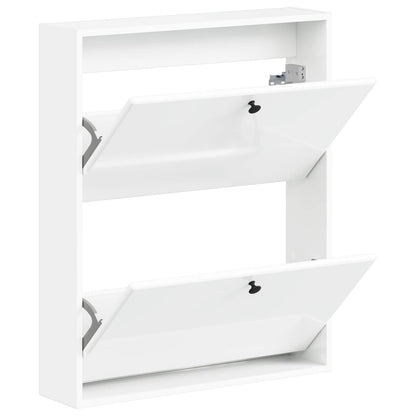 Wall-Mounted Shoe Cabinet BREDA 71 x 17 x 86 cm Engineered Wood