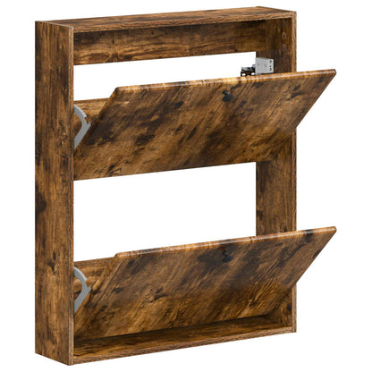 Wall-Mounted Shoe Cabinet BREDA 71 x 17 x 86 cm Engineered Wood