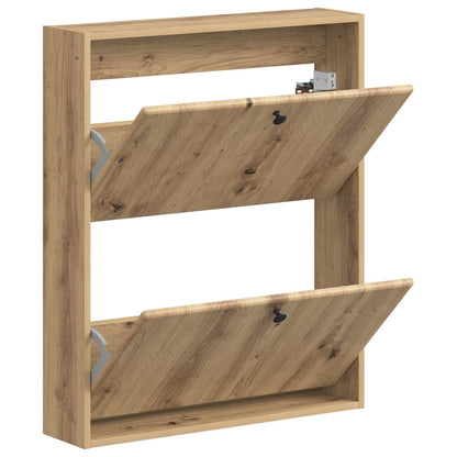 Wall-Mounted Shoe Cabinet BREDA 71 x 17 x 86 cm Engineered Wood