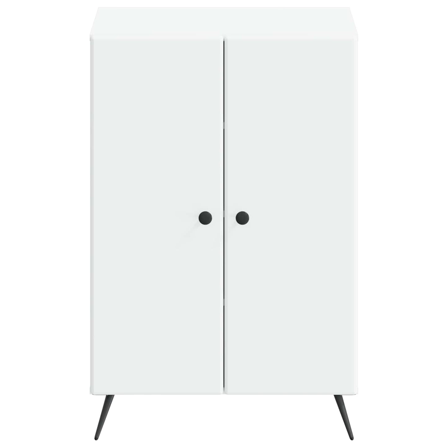 Shoe Cabinet BREDA 59.5 x 39.5 x 90 cm Engineered Wood White
