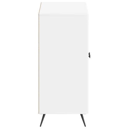 Shoe Cabinet BREDA 59.5 x 39.5 x 90 cm Engineered Wood White