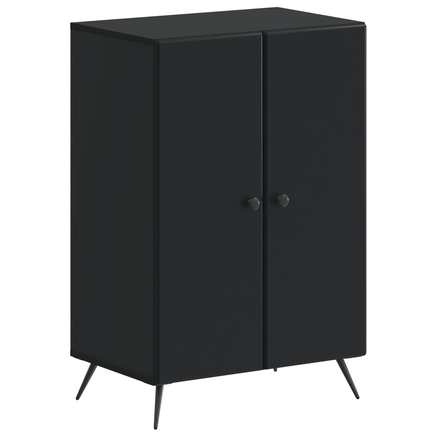 Shoe Cabinet BREDA 59.5 x 39.5 x 90 cm Engineered Wood Black