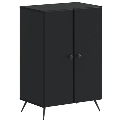 Shoe Cabinet BREDA 59.5 x 39.5 x 90 cm Engineered Wood Black