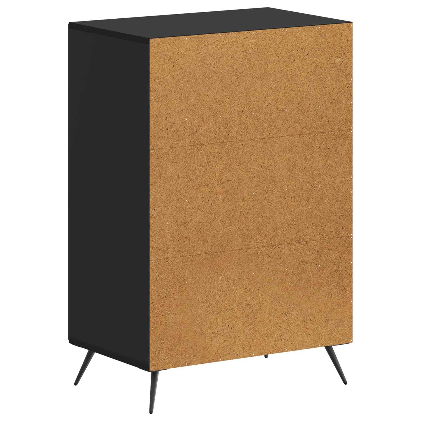 Shoe Cabinet BREDA 59.5 x 39.5 x 90 cm Engineered Wood Black