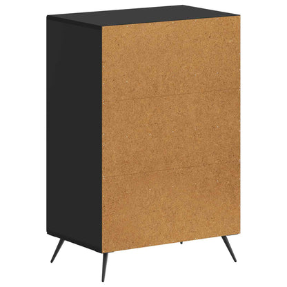 Shoe Cabinet BREDA 59.5 x 39.5 x 90 cm Engineered Wood Black
