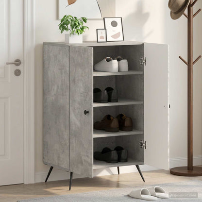 Shoe Cabinet BREDA 59.5 x 39.5 x 90 cm Engineered Wood