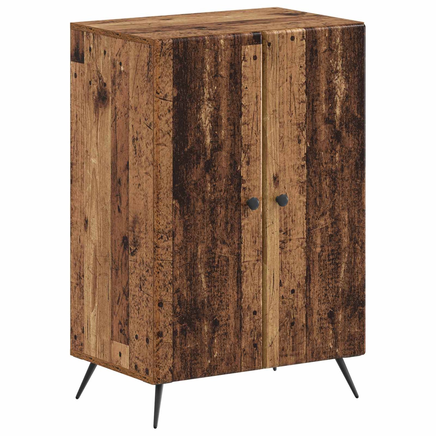 Shoe Cabinet BREDA 59.5 x 39.5 x 90 cm Engineered Wood Old Wood