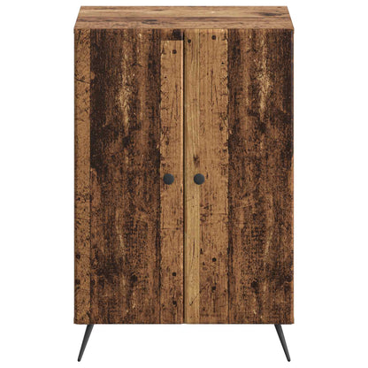 Shoe Cabinet BREDA 59.5 x 39.5 x 90 cm Engineered Wood Old Wood