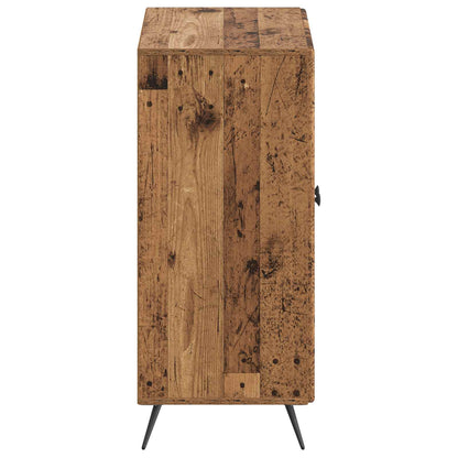 Shoe Cabinet BREDA 59.5 x 39.5 x 90 cm Engineered Wood Old Wood