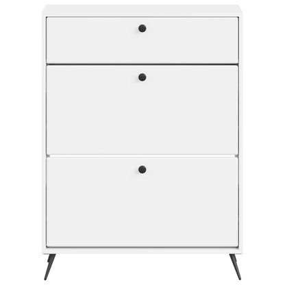 Shoe Cabinet BREDA 78 x 24 x 103 cm Engineered Wood White