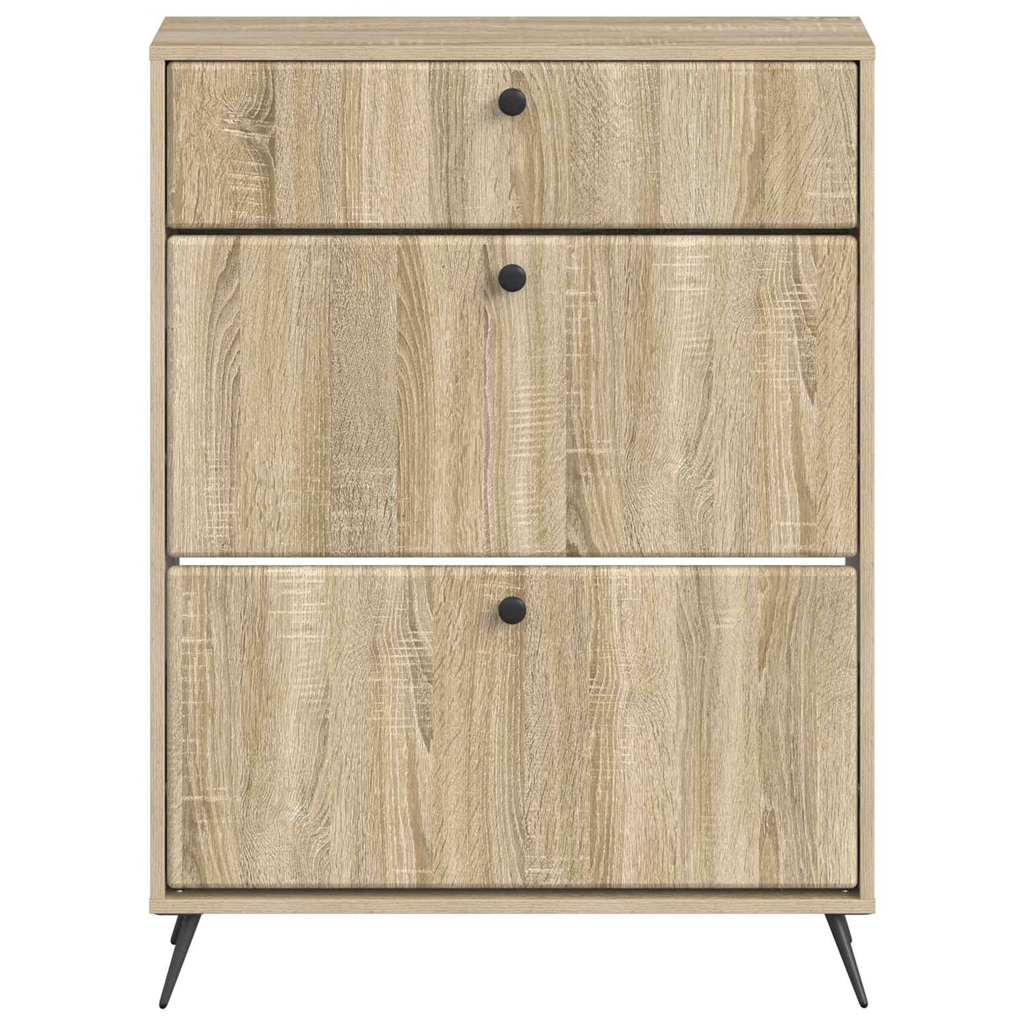 Shoe Cabinet BREDA 78 x 24 x 103 cm Engineered Wood Sonoma Oak