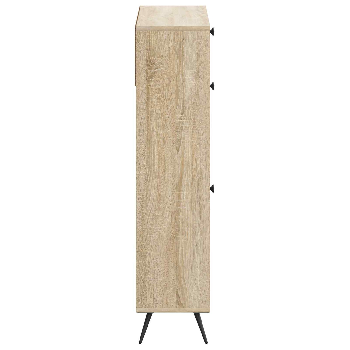 Shoe Cabinet BREDA 78 x 24 x 103 cm Engineered Wood Sonoma Oak