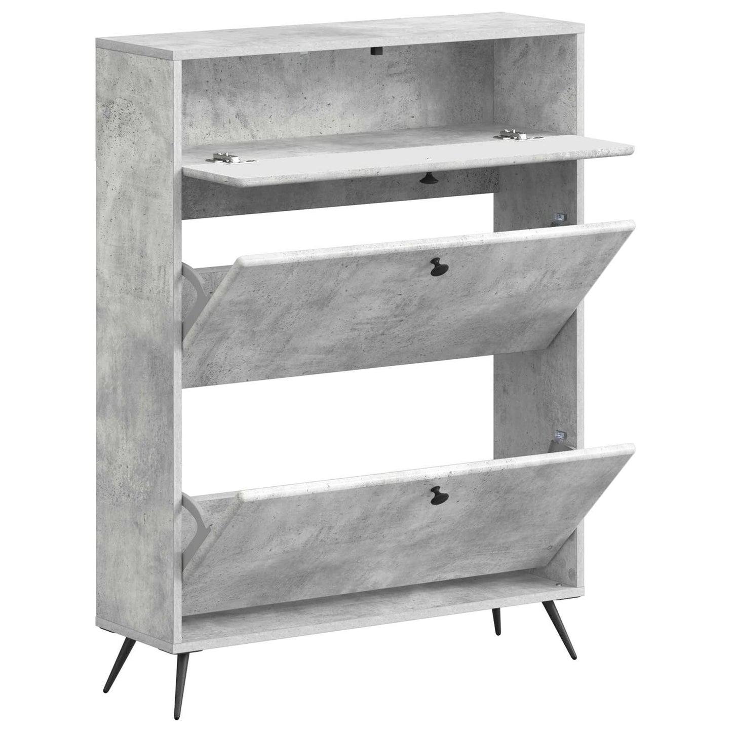 Shoe Cabinet BREDA 78 x 24 x 103 cm Engineered Wood