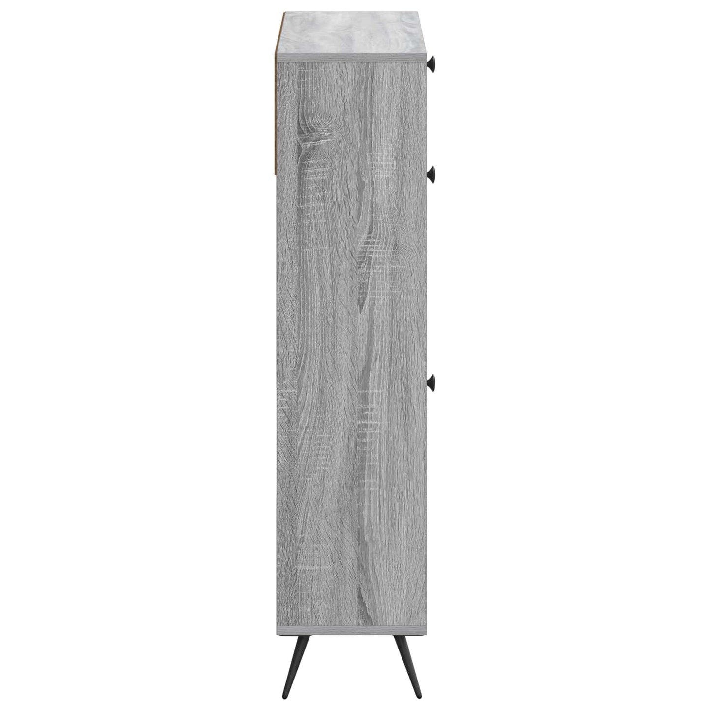 Shoe Cabinet BREDA 78 x 24 x 103 cm Engineered Wood Grey Sonoma