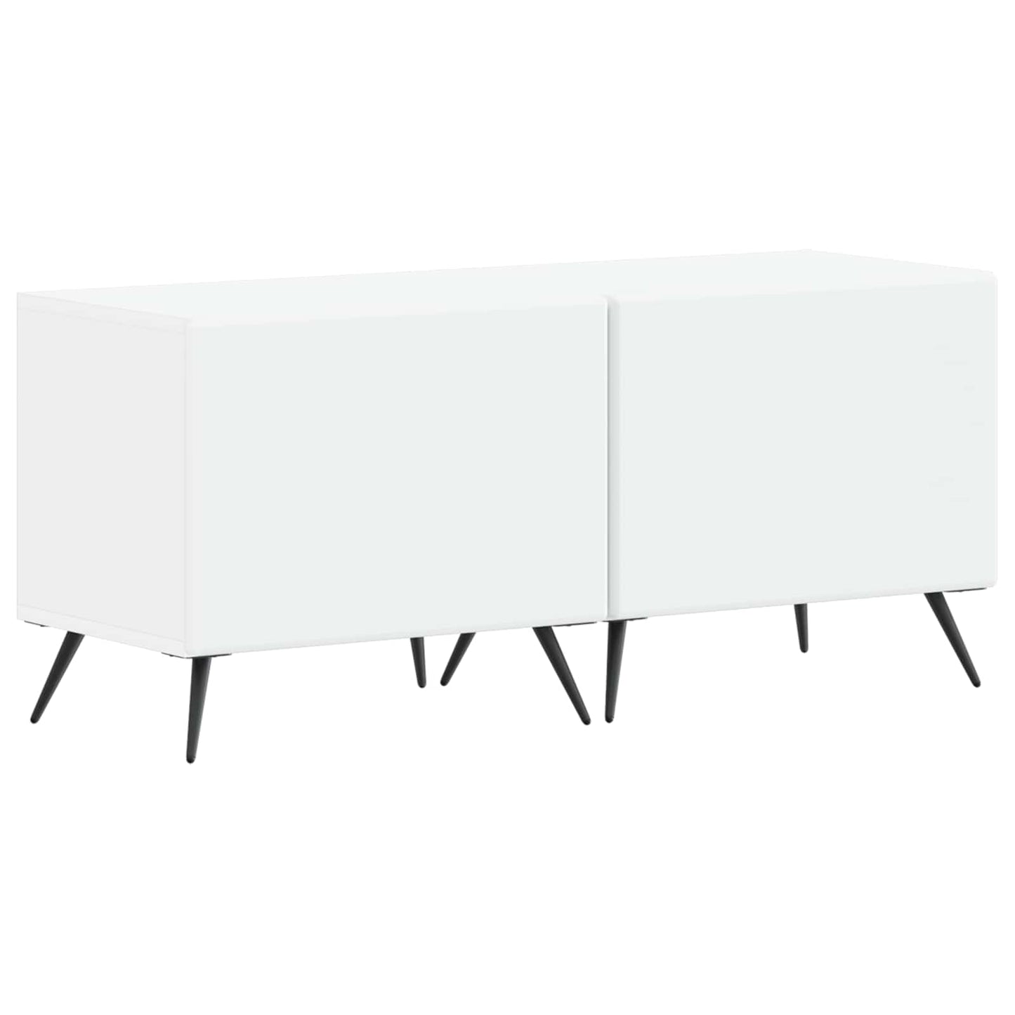 TV Cabinet White Engineered Wood