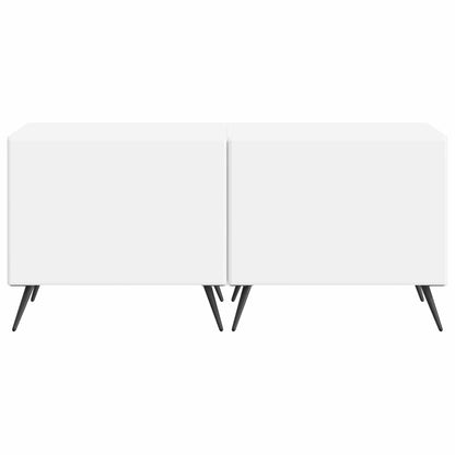 TV Cabinet White Engineered Wood