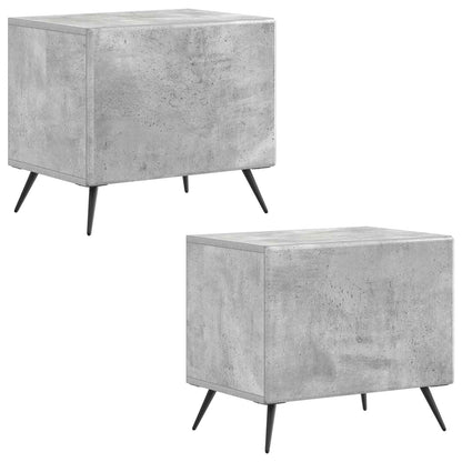 TV Cabinet Concrete Grey Engineered Wood