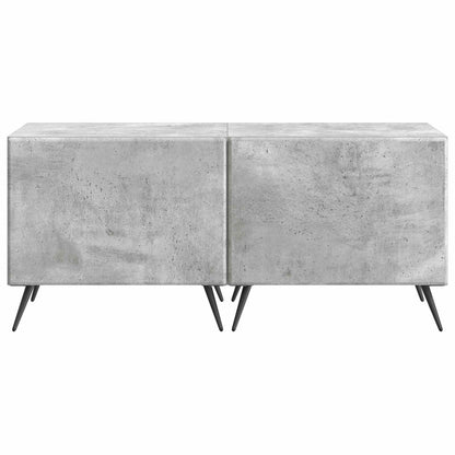 TV Cabinet Concrete Grey Engineered Wood
