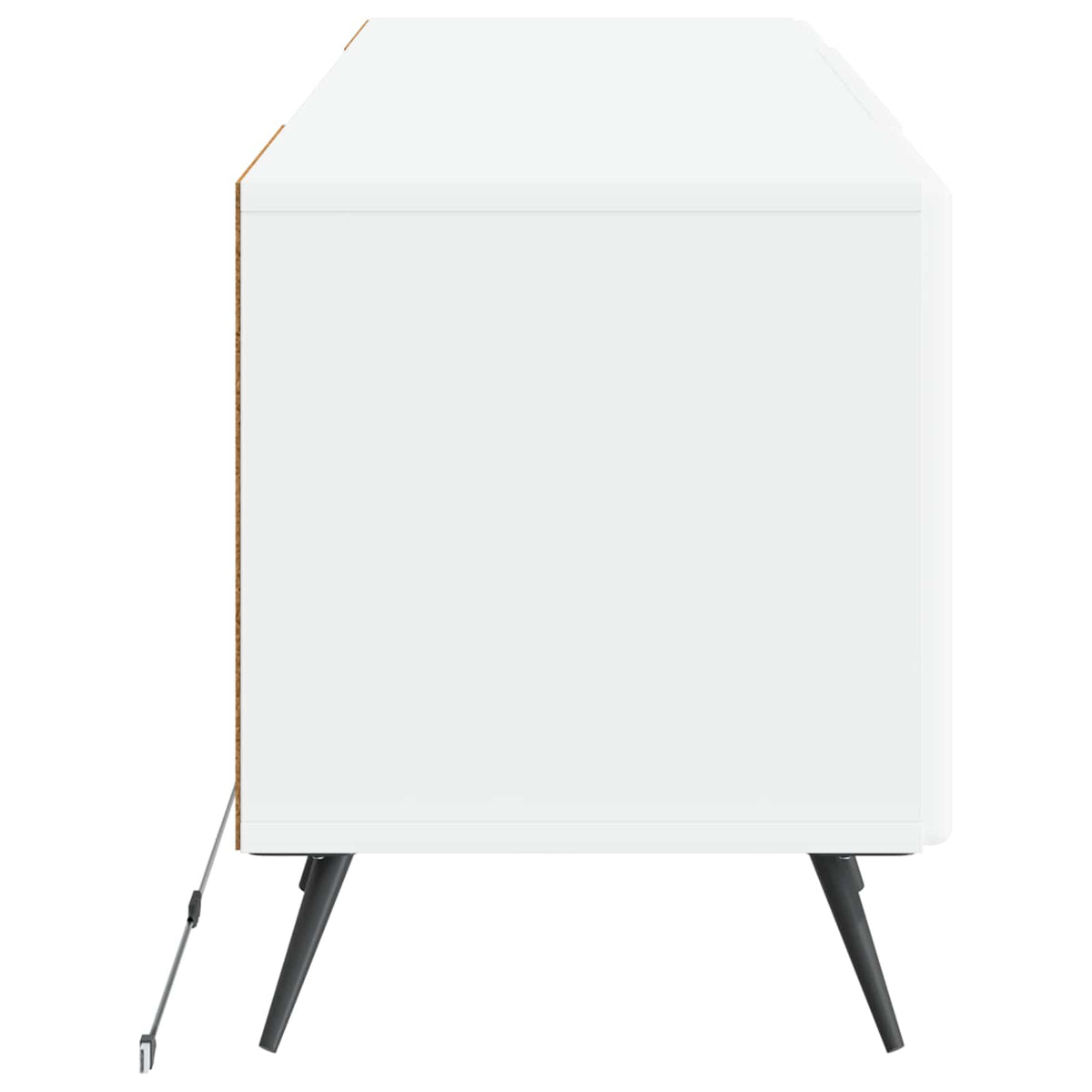 LED TV Cabinet White Engineered Wood