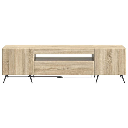 LED TV Cabinet Sonoma Oak Engineered Wood