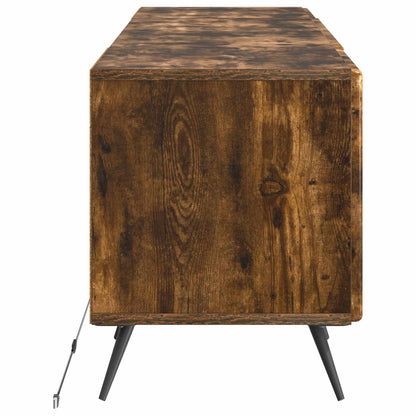 LED TV Cabinet Smoked Oak Engineered Wood