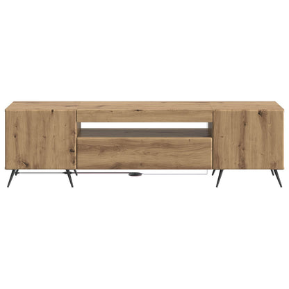 LED TV Cabinet Artisan Oak Engineered Wood