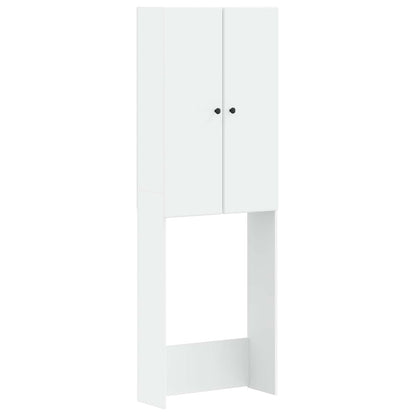 Toilet Cabinet BREDA White 66 x 25.5 x 190 cm Engineered Wood