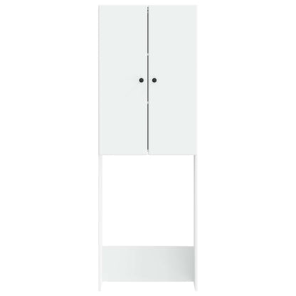 Toilet Cabinet BREDA White 66 x 25.5 x 190 cm Engineered Wood