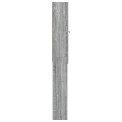 Toilet Cabinet BREDA Grey Sonoma 66 x 25.5 x 190 cm