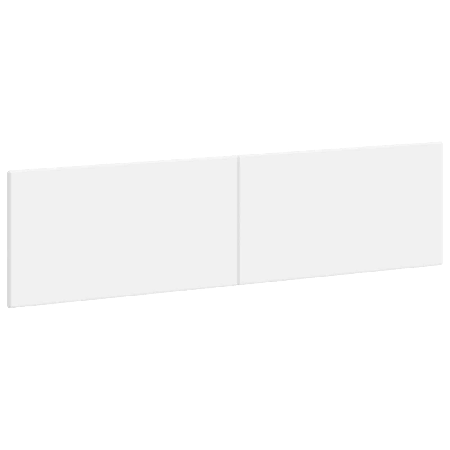Wall-Mounted Headboard BREDA White Engineered Wood