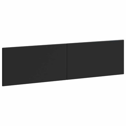 Wall-Mounted Headboard BREDA Black Engineered Wood
