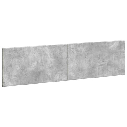 Wall-Mounted Headboard BREDA Concrete Grey Engineered Wood