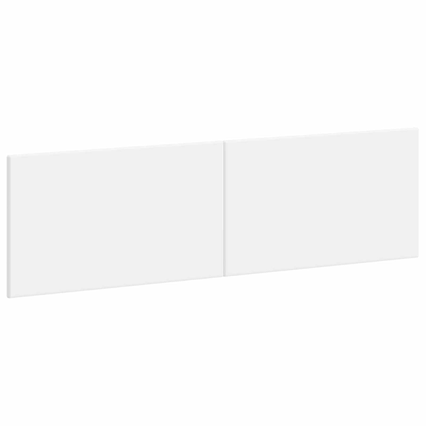Wall-Mounted Headboard BREDA White Engineered Wood