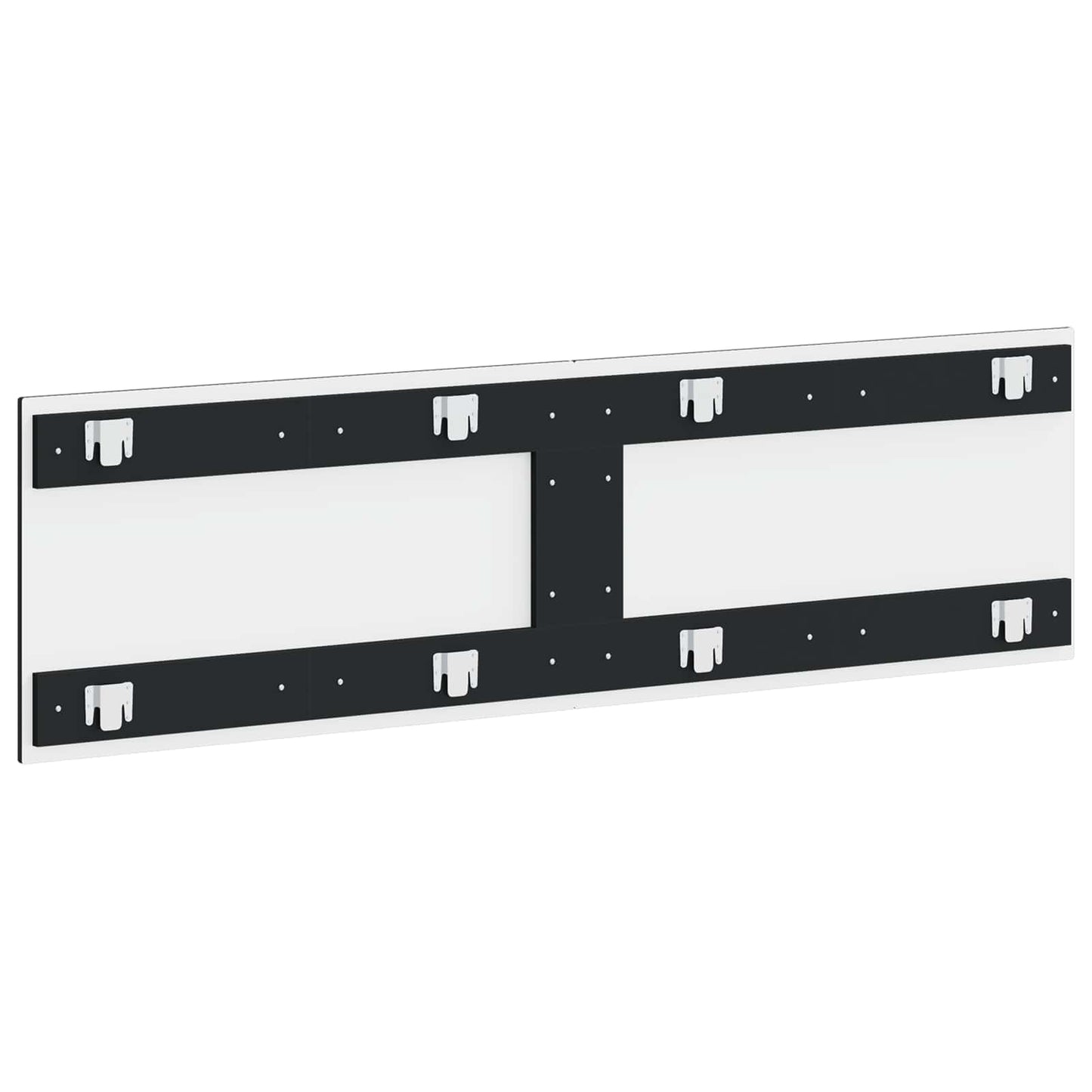 Wall-Mounted Headboard BREDA Black Engineered Wood