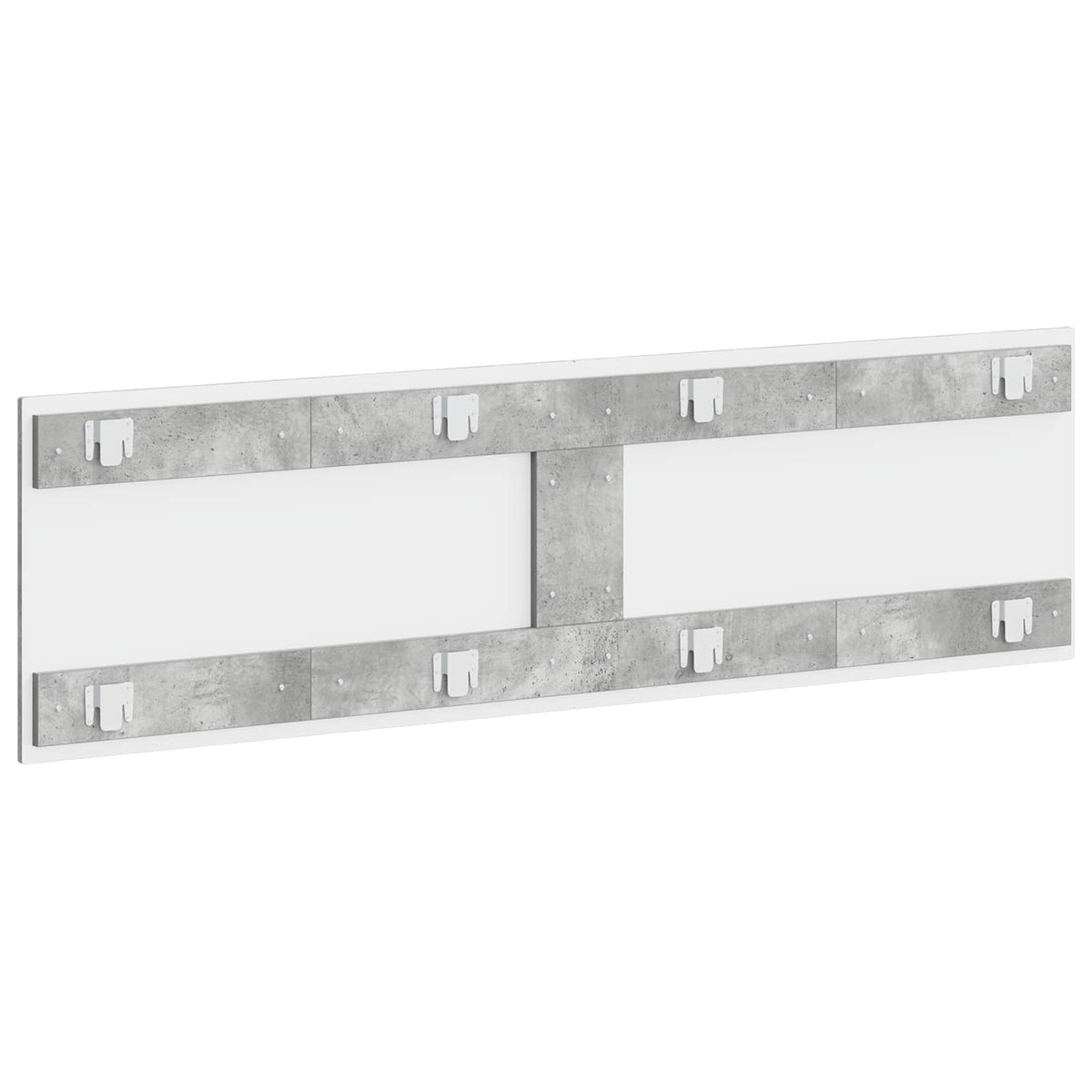 Wall-Mounted Headboard BREDA Concrete Grey Engineered Wood