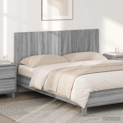 Wall-Mounted Headboard BREDA Grey Sonoma Engineered Wood