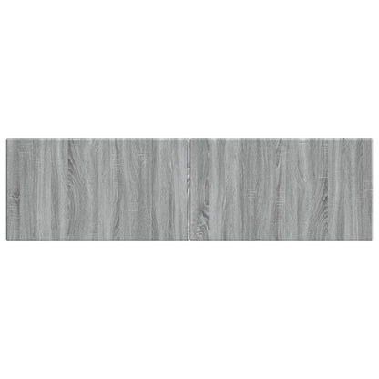 Wall-Mounted Headboard BREDA Grey Sonoma Engineered Wood