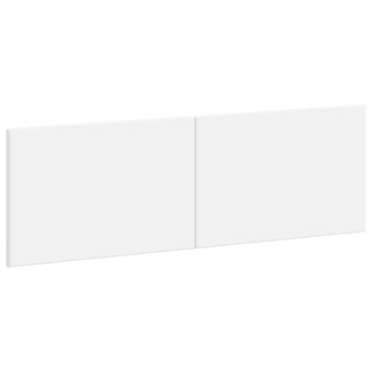 Wall-Mounted Headboard BREDA White Engineered Wood